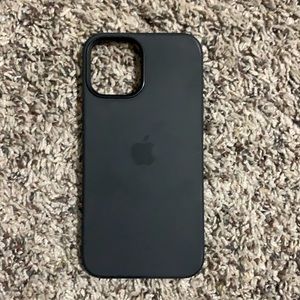 IPhone 12 Pro Max Black Apple Case